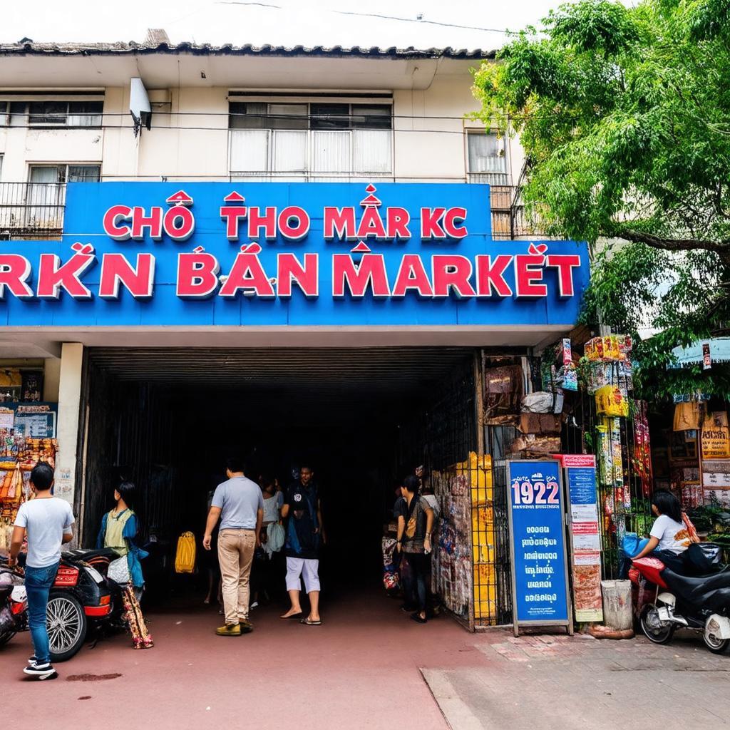 Hinh anh ben ngoai Chơ Thủ Đức B, dia chi 292 Doan Cong Hon
